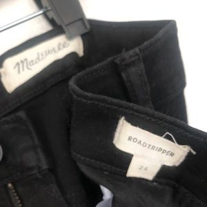 LIKE NEW Madewell Roadtripper Black Jeans sz 24